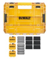 Dewalt DT70804-QZ Large Tough Case (Empty) + Small Bulk Storage Case (Empty) x3 + Dividers + Screwdriver Bit Bars £28.99
